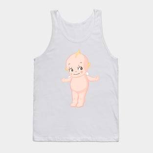 Cute kewpie baby angel standing Tank Top